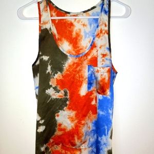 Women's asymmetrical tank top